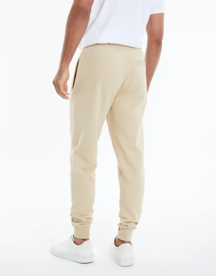 Men Ecru Regular Fit Joggers Threadbare Joggers