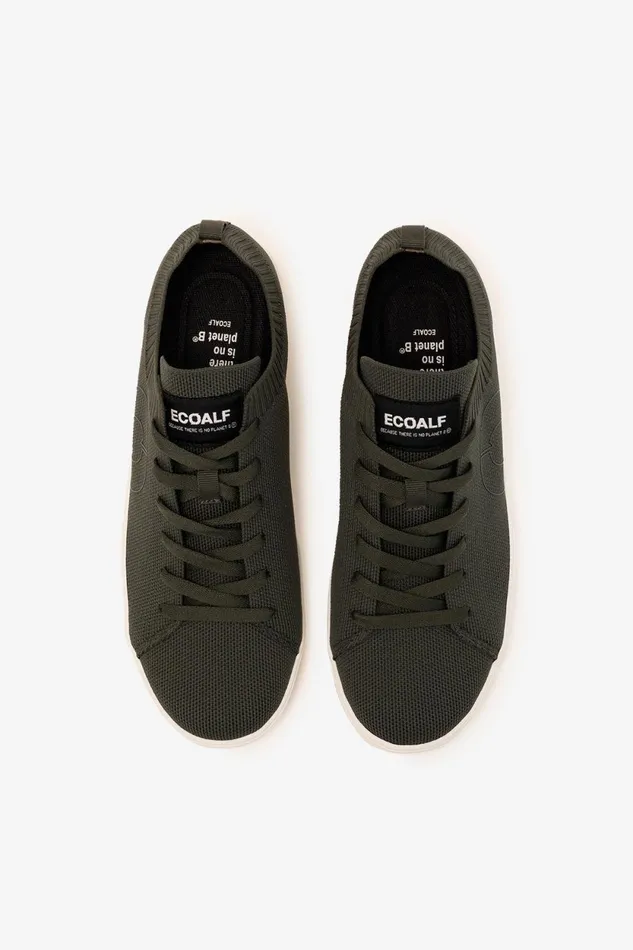 Men Green Jersey Trainers Ecoalf Sneakers