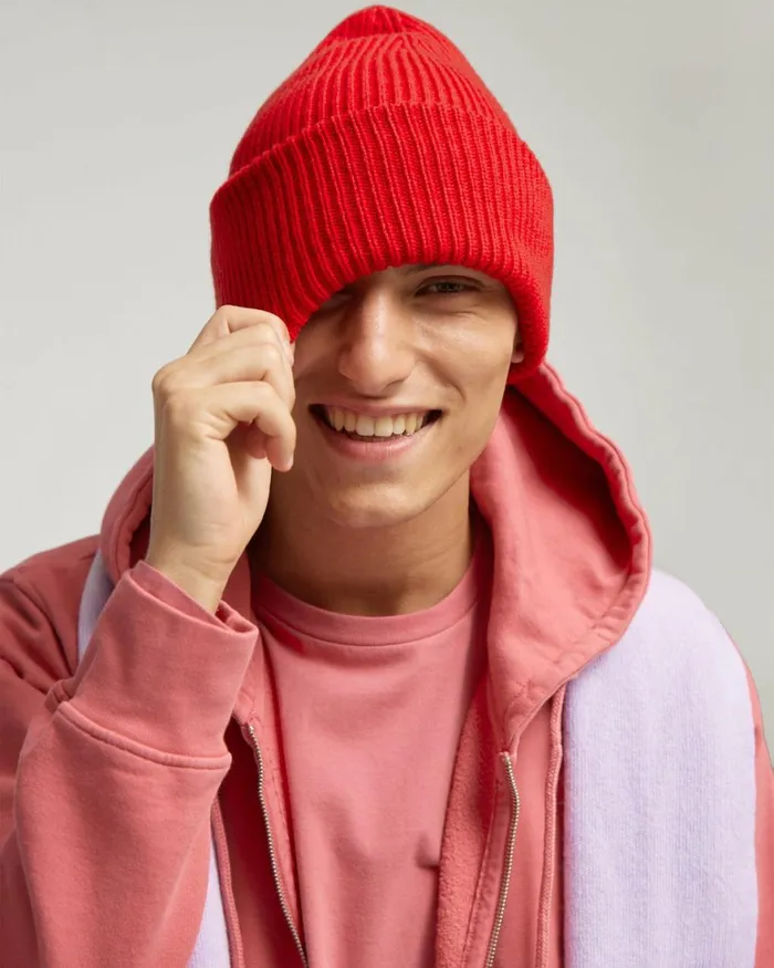 Men Hats Colorful Standard Merino Wool Hat Honey Beige