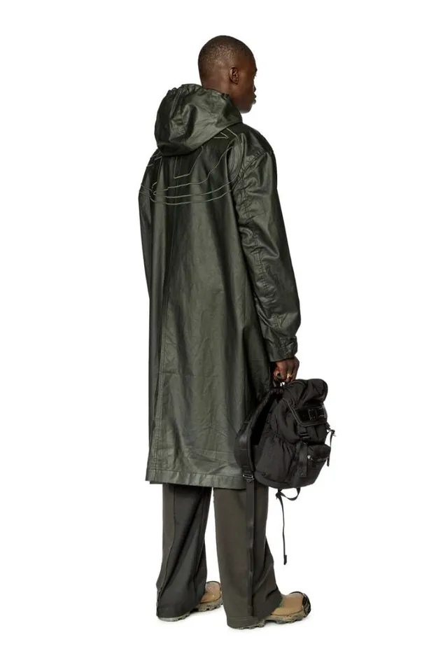 Men JCoat Black Diesel Outerwear And Jackets
