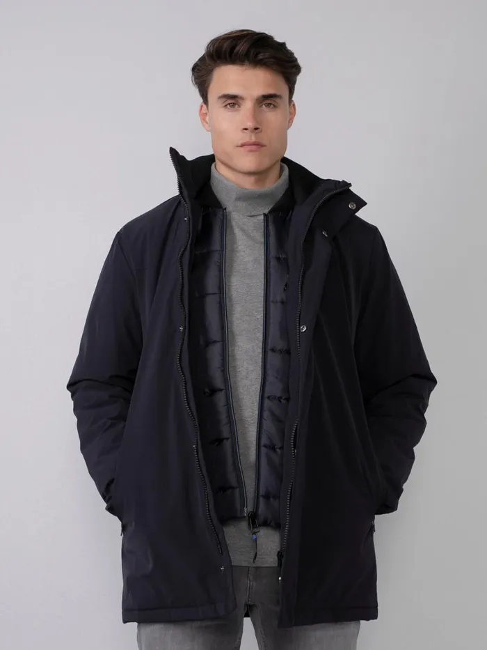 Men Jackets Petrol Industries Jacket With Double Closure Dark Navy