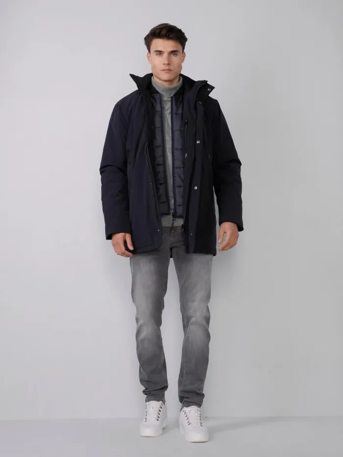 Men Jackets Petrol Industries Jacket With Double Closure Dark Navy