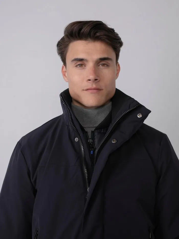 Men Jackets Petrol Industries Jacket With Double Closure Dark Navy