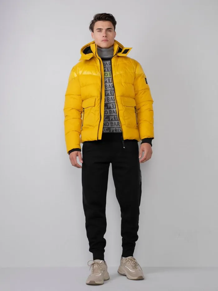 Men Jackets Petrol Industries Padded Jacket Antique Yellow