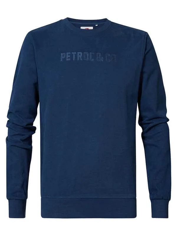 Men Knits and Sweats Petrol Industries Comfortable Pullover Petrol Blue