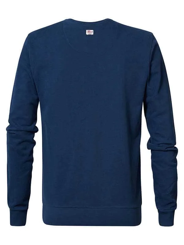 Men Knits and Sweats Petrol Industries Comfortable Pullover Petrol Blue