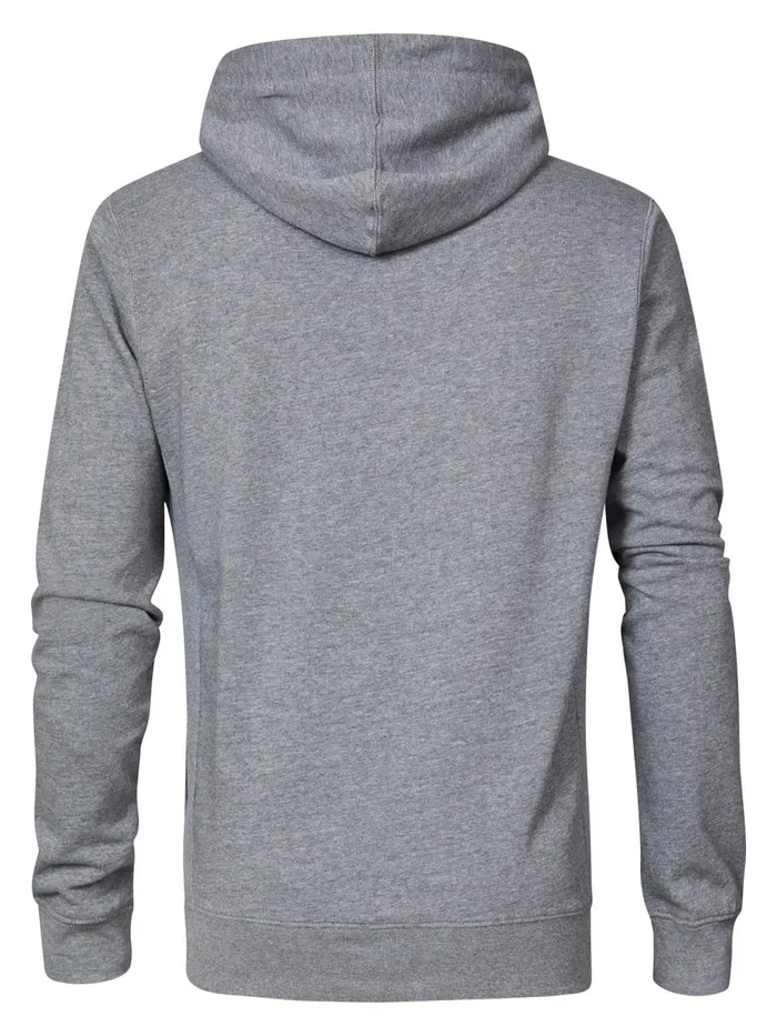 Men Knits and Sweats Petrol Industries Essential Hoodie Light Grey Melee