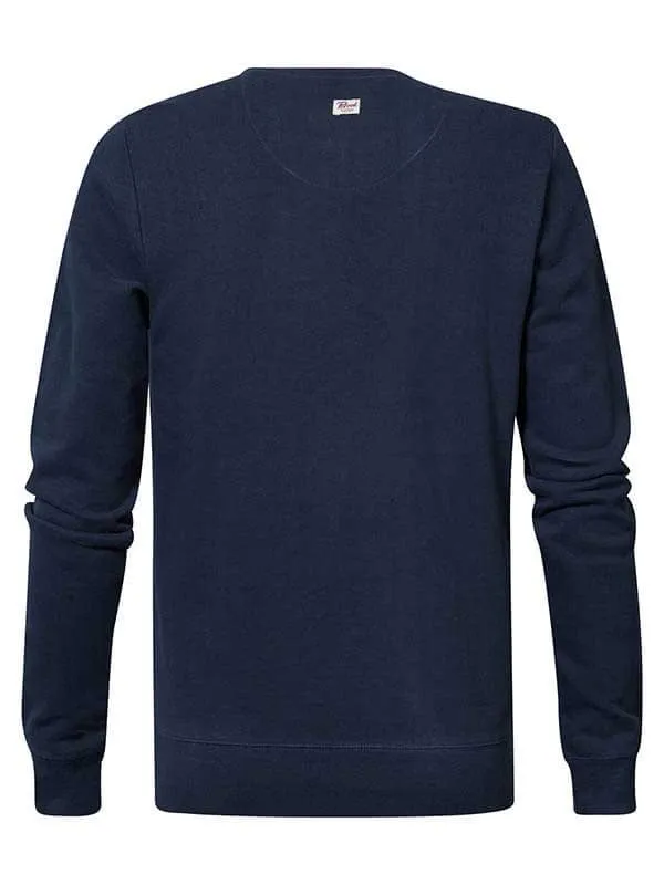 Men Knits and Sweats Petrol Industries Sporty Pullover Midnight Navy