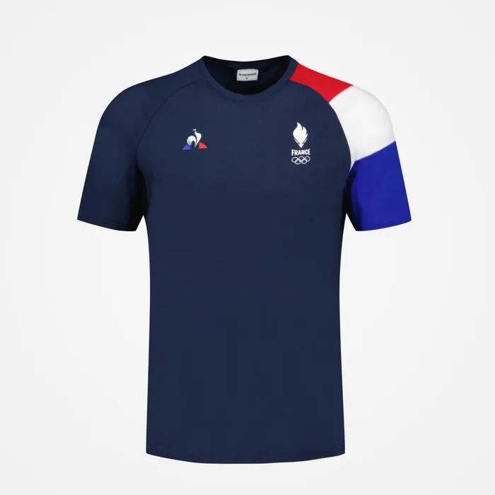 Men Le Coq Sportif Tshirts And Tops France039s Olympic Team TShirt Dress Blues Men Le Coq Sportif Tshirts And Tops France039s Olympic Team TShirt Dress Blues