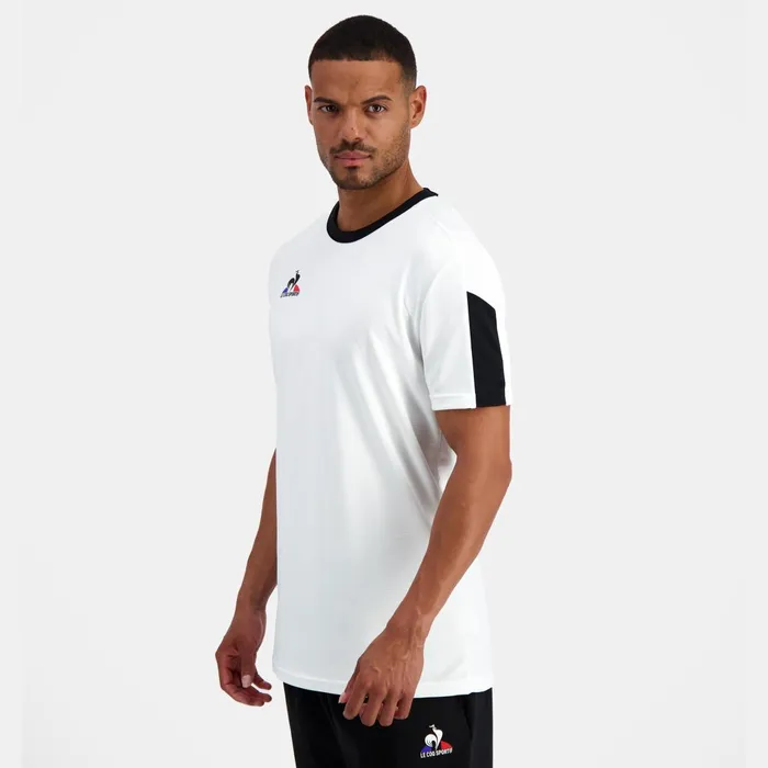 Men Le Coq Sportif Tshirts And Tops Training TShirt New Optical White