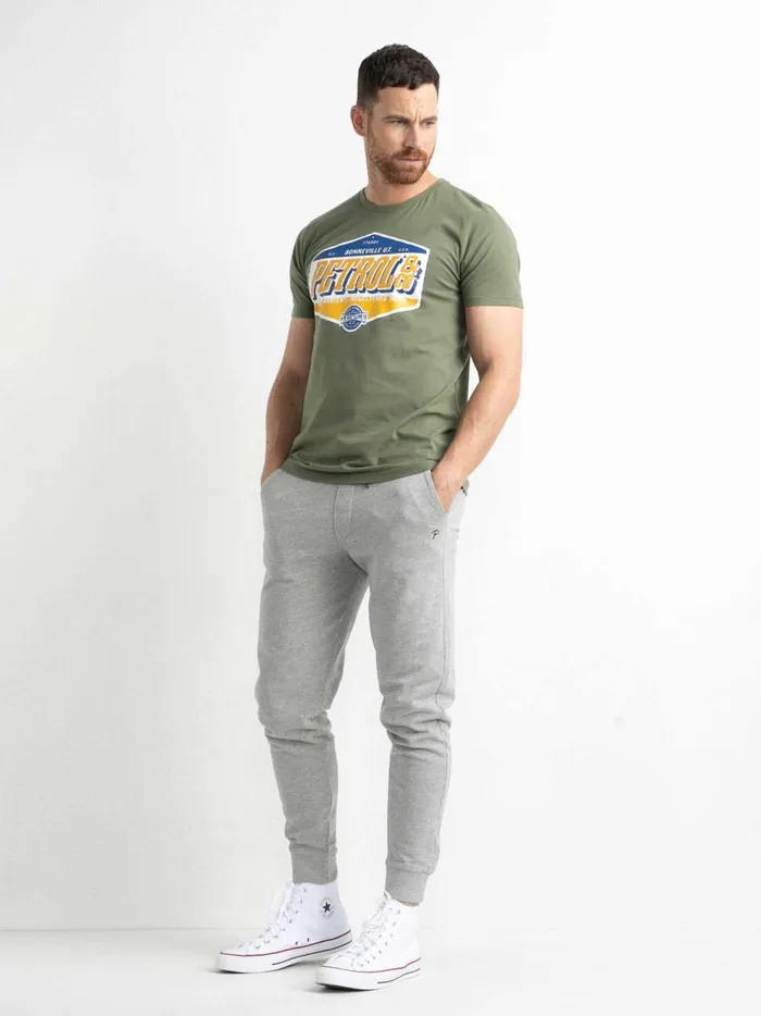 Men Loungewear Petrol Industries Tracksuit Bottoms Light Grey Melee