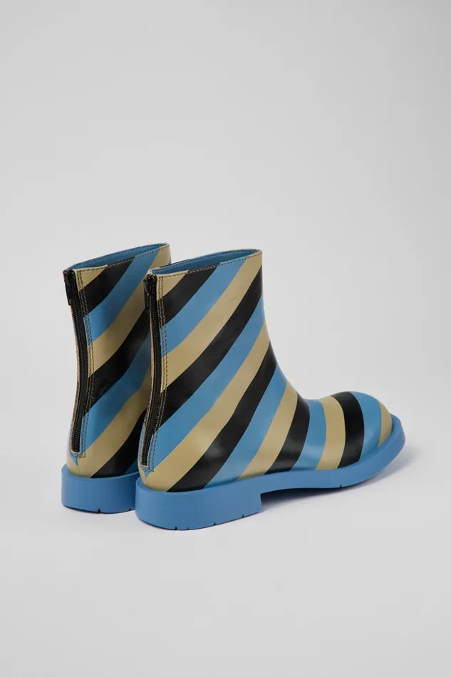 Men MIL 1978 Multicolored Leather Ankle Boots Camper Ankle Boots Men MIL 1978 Multicolored Leather Ankle Boots Camper Ankle Boots