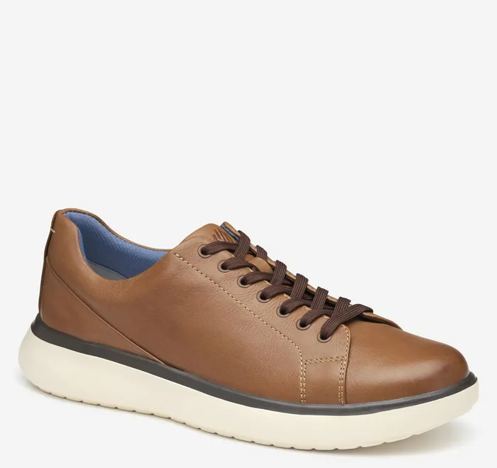 Men Oasis LaceToToe Tan Full Grain JohnstonandMurphy LaceUps