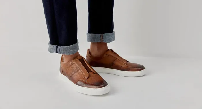 Men Oliver Sweeney Trainers Rende Dark Tan Men Oliver Sweeney Trainers Rende Dark Tan