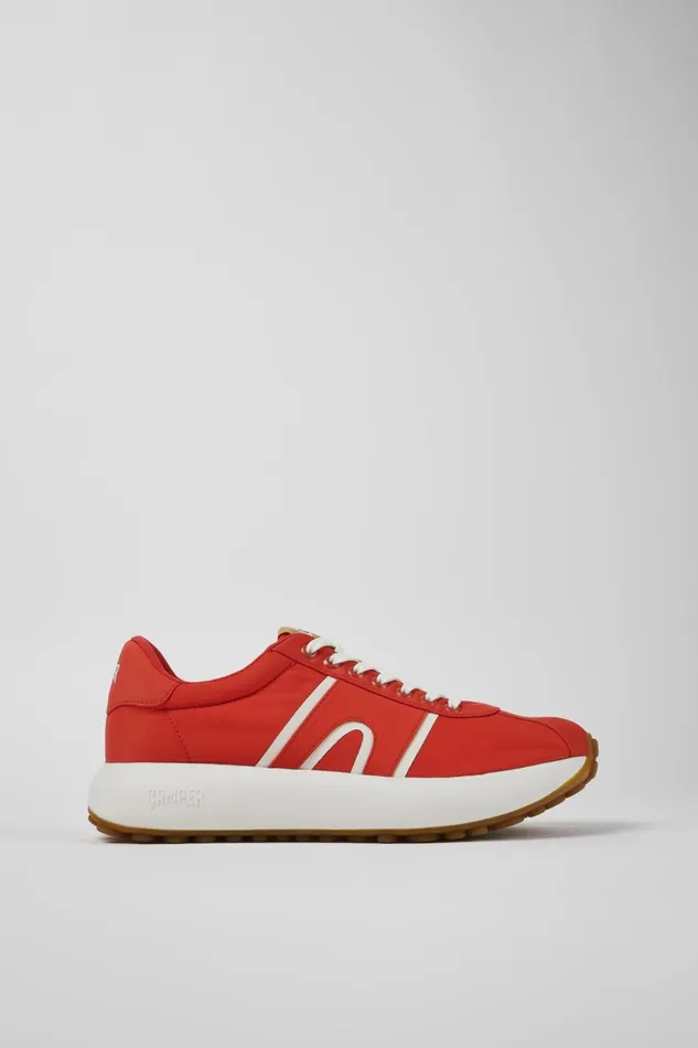 Men Pelotas Athens Red Textile Sneaker Camper Sneakers Men Pelotas Athens Red Textile Sneaker Camper Sneakers