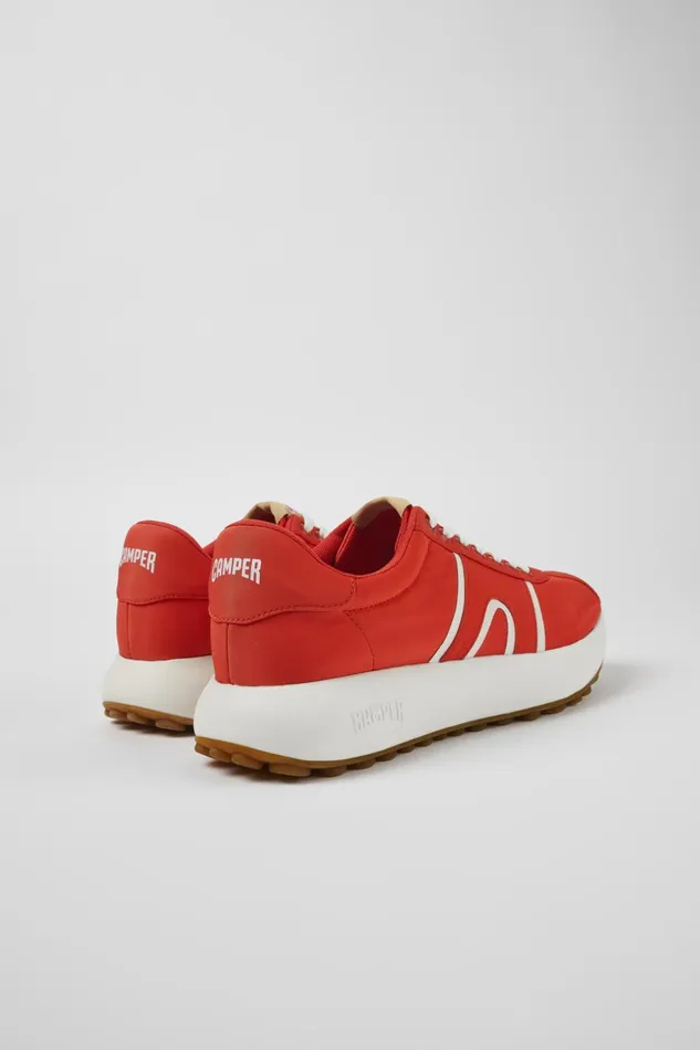 Men Pelotas Athens Red Textile Sneaker Camper Sneakers Men Pelotas Athens Red Textile Sneaker Camper Sneakers