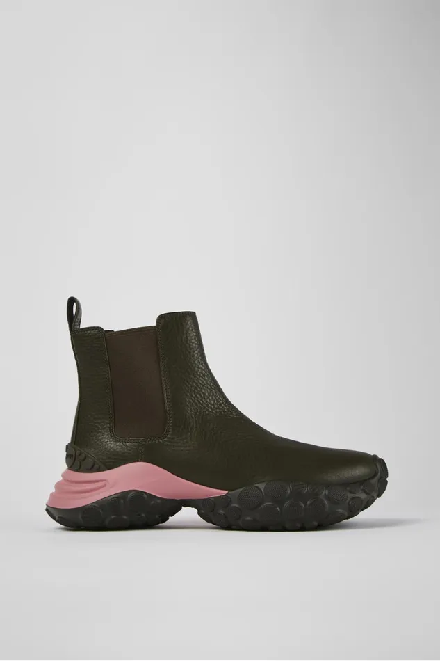 Men Pelotas Mars Green Responsibly Raised Leather Ankle Boots Camper Ankle Boots Men Pelotas Mars Green Responsibly Raised Leather Ankle Boots Camper Ankle Boots