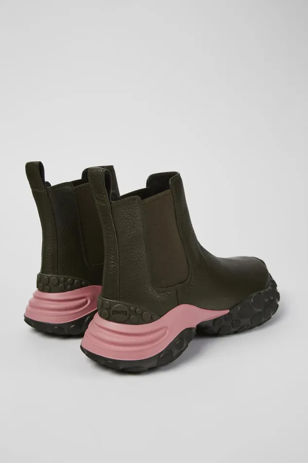 Men Pelotas Mars Green Responsibly Raised Leather Ankle Boots Camper Ankle Boots Men Pelotas Mars Green Responsibly Raised Leather Ankle Boots Camper Ankle Boots