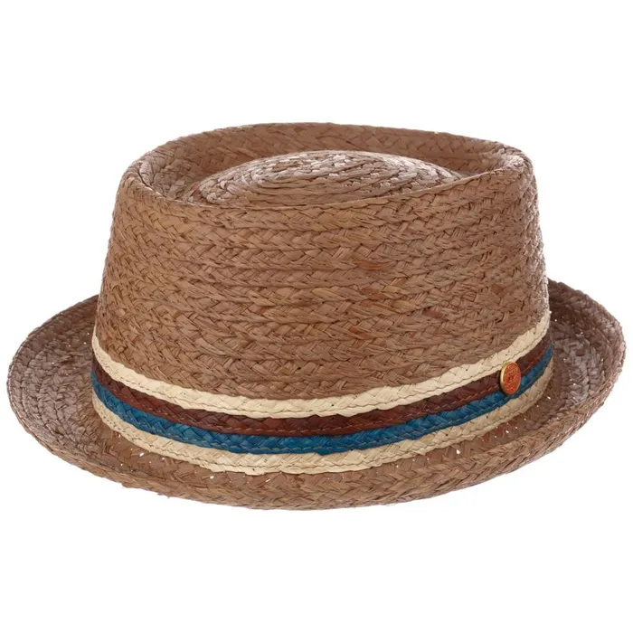 Men Pork Pie Hats Mayser Gareth Pork Pie Straw Hat Brown