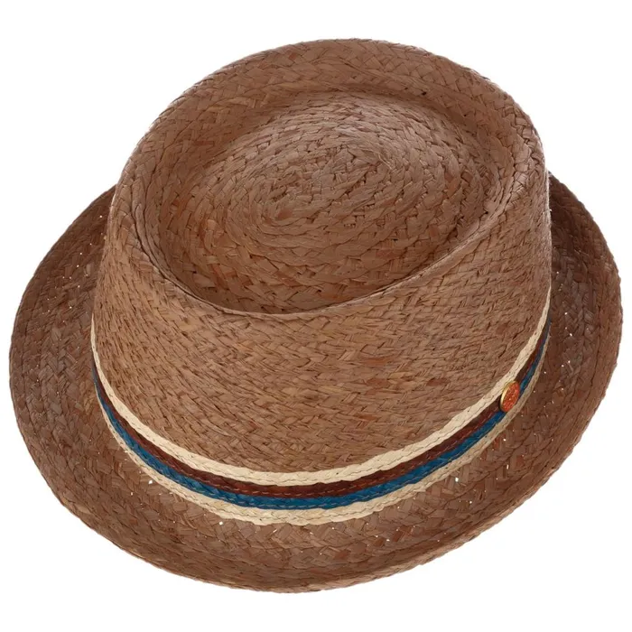Men Pork Pie Hats Mayser Gareth Pork Pie Straw Hat Brown Men Pork Pie Hats Mayser Gareth Pork Pie Straw Hat Brown