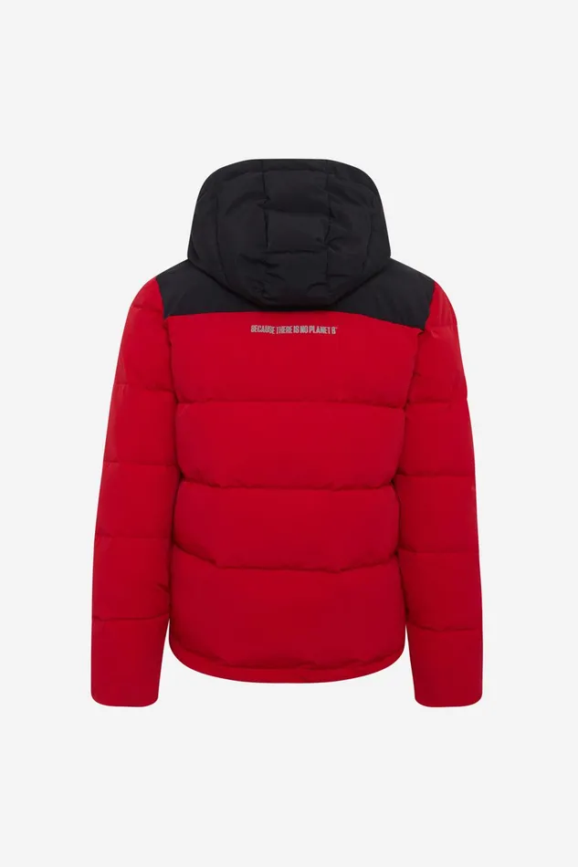 Men Red Jannu Jacket Ecoalf Coats And Jackets