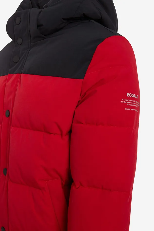 Men Red Jannu Jacket Ecoalf Coats And Jackets