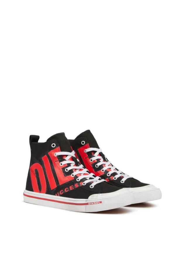 Men SAthos Mid X Black Diesel Sneakers Men SAthos Mid X Black Diesel Sneakers
