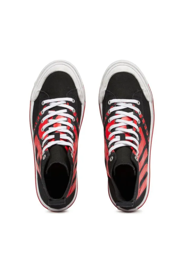 Men SAthos Mid X Black Diesel Sneakers Men SAthos Mid X Black Diesel Sneakers