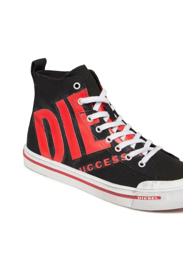 Men SAthos Mid X Black Diesel Sneakers Men SAthos Mid X Black Diesel Sneakers