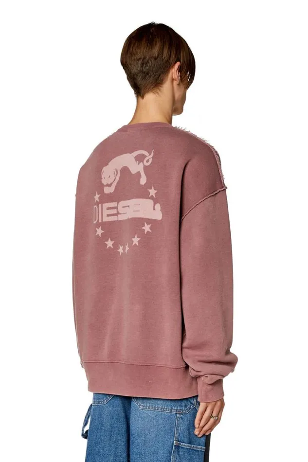 Men SMacsRw Violet Diesel Sweaters Men SMacsRw Violet Diesel Sweaters