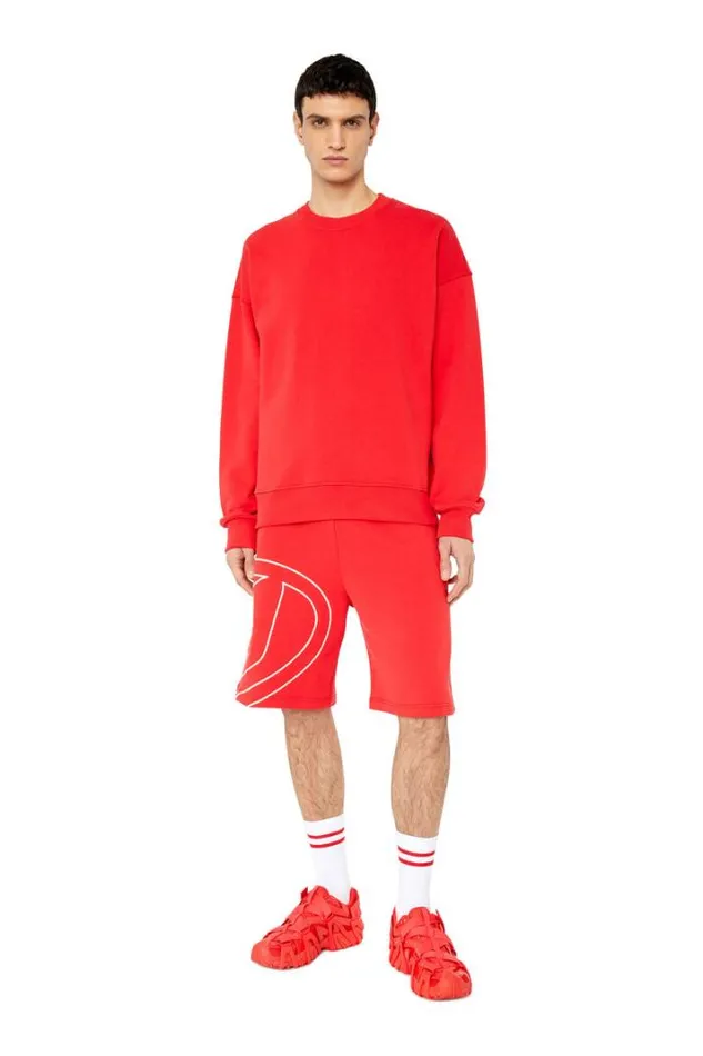Men SRobMegoval Red Diesel Sweaters