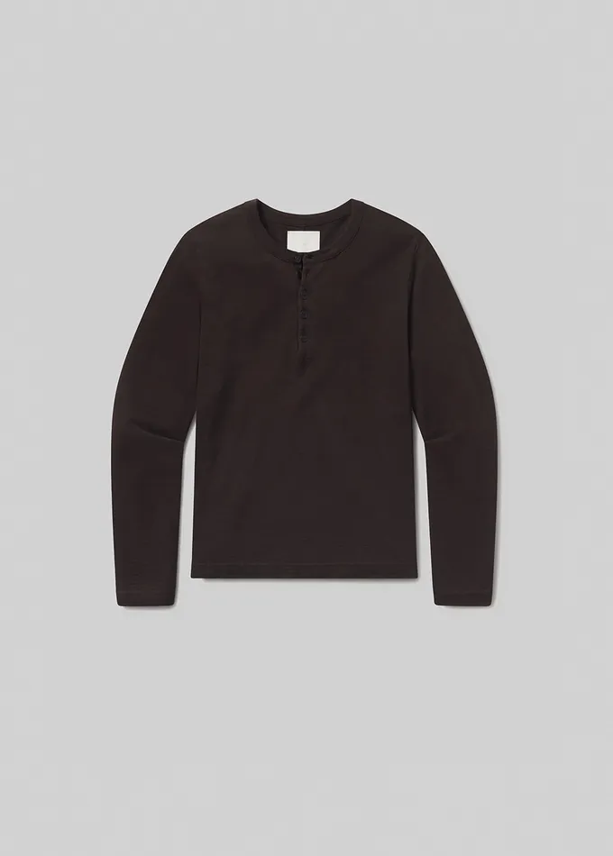 Men Shirts Citizens Of Humanity Classic Henley In Barrister