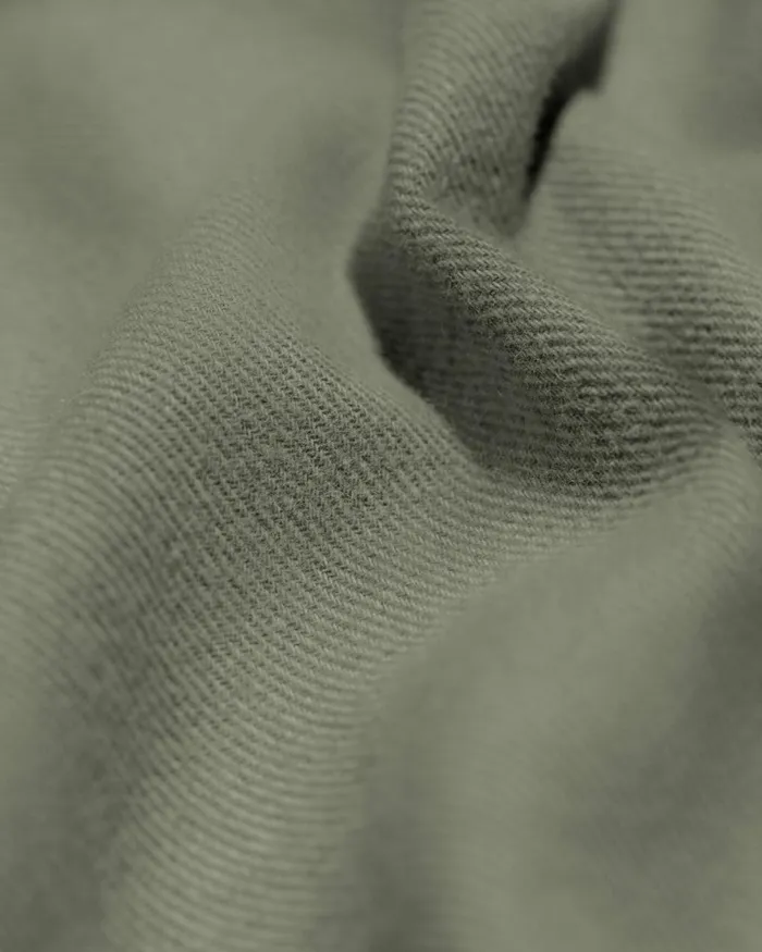 Men Shirts Colorful Standard Organic Flannel Shirt Dusty Olive