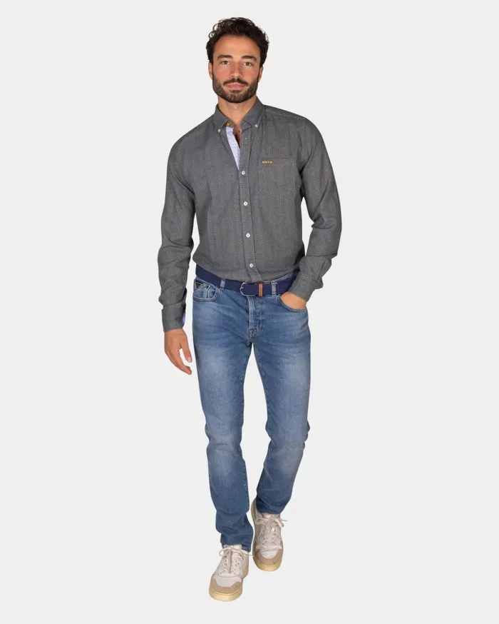 Men Shirts NZA New Zealand Auckland GreyBlue Flannel Shirt 8211 Tin Blue Men Shirts NZA New Zealand Auckland GreyBlue Flannel Shirt 8211 Tin Blue