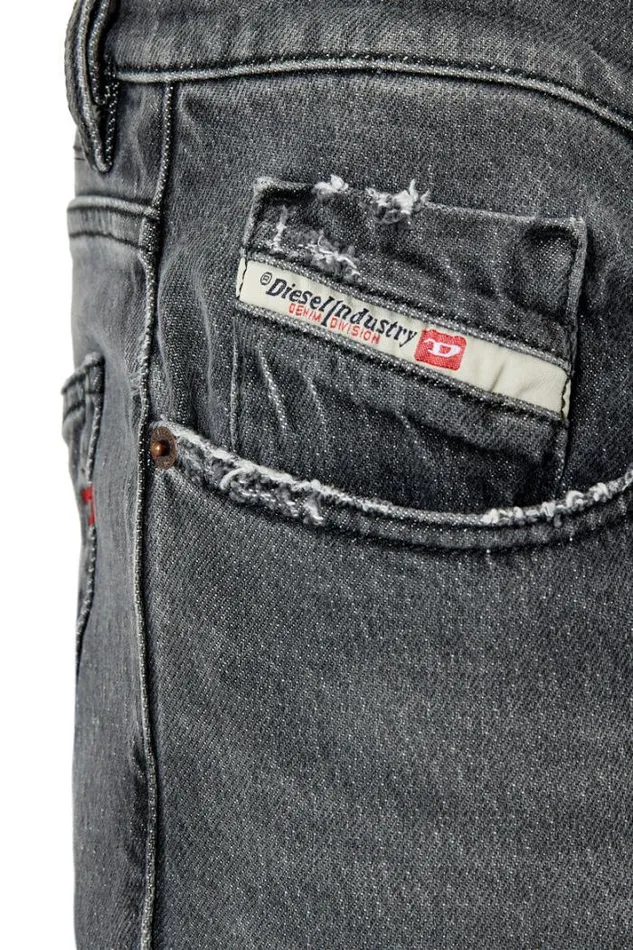 Men Slim Jeans 2019 DStrukt 09e75 Blackdark Grey Diesel Slim