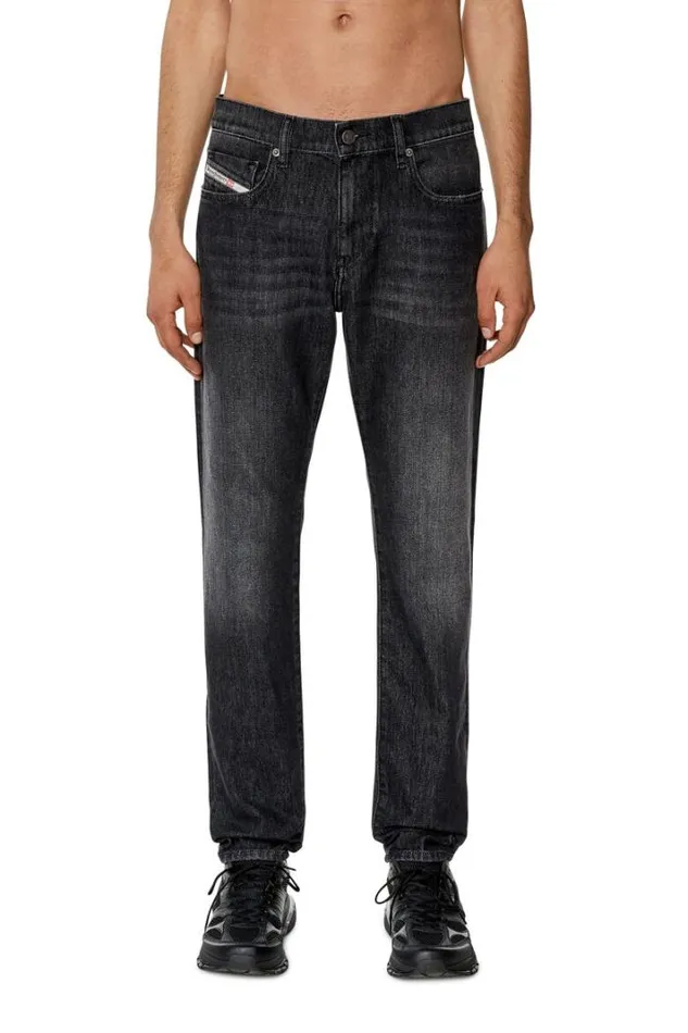 Men Slim Jeans 2019 DStrukt 09f75 Blackdark Grey Diesel Slim