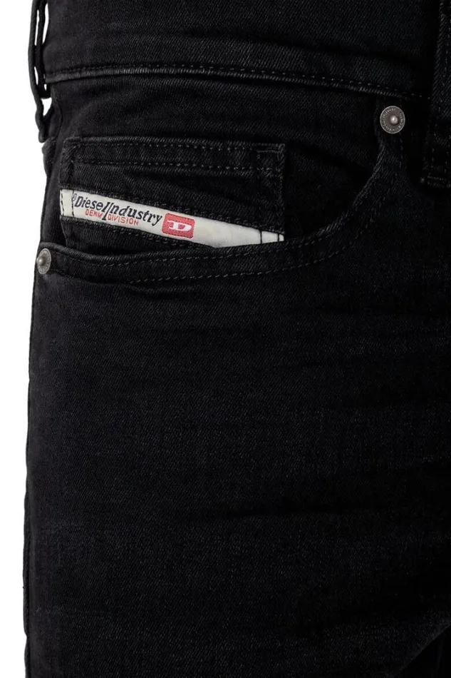 Men Slim Jeans DLuster 0ihau Blackdark Grey Diesel Slim Men Slim Jeans DLuster 0ihau Blackdark Grey Diesel Slim