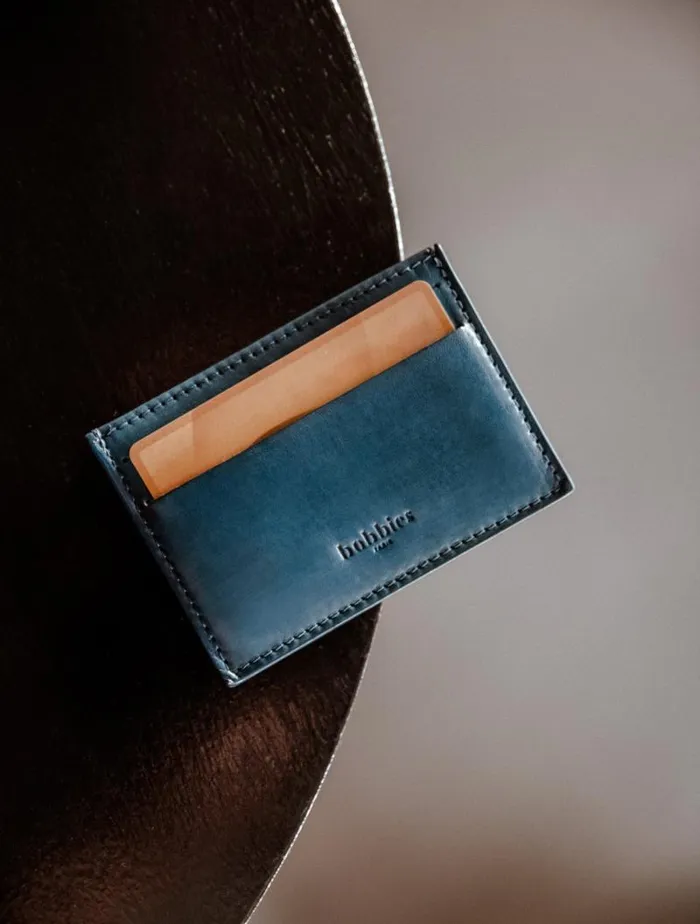 Men Small Leather Goods Bobbies Bermudes Navy Patina Men Small Leather Goods Bobbies Bermudes Navy Patina