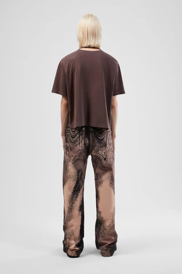 Men TShirt Dusty Brown Organic Cotton TShirt Camper Jersey Men TShirt Dusty Brown Organic Cotton TShirt Camper Jersey