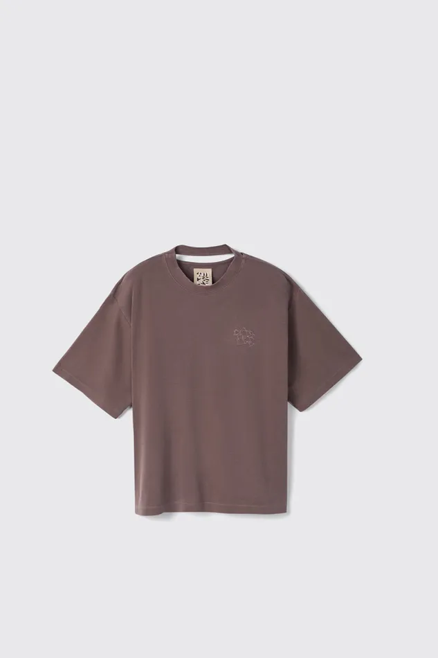 Men TShirt Dusty Brown Organic Cotton TShirt Camper Jersey Men TShirt Dusty Brown Organic Cotton TShirt Camper Jersey