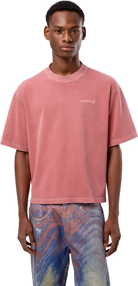 Men TShirt Red Cotton Tshirt Camper Jersey