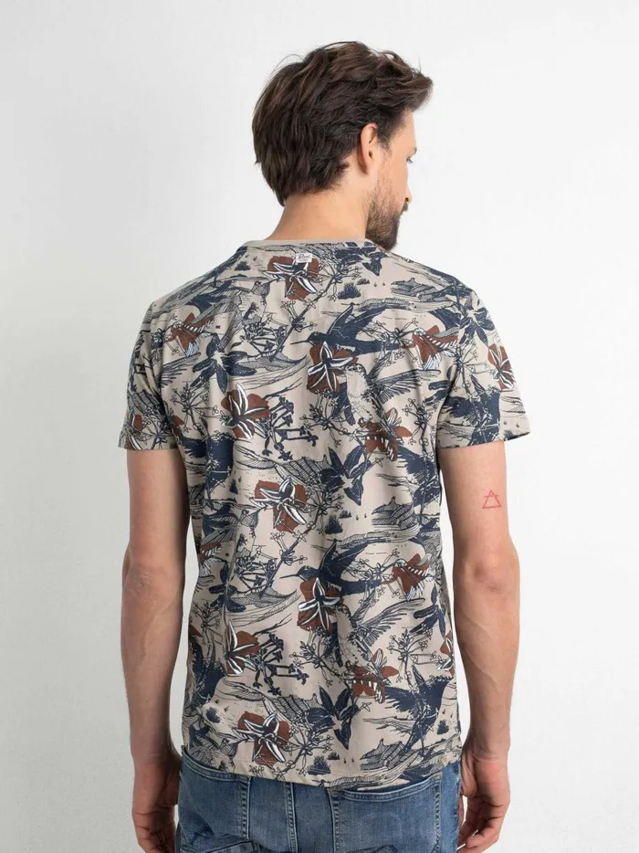 Men TShirts Petrol Industries Botanical TShirt Wild Dessert