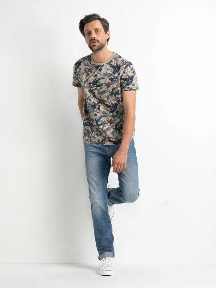 Men TShirts Petrol Industries Botanical TShirt Wild Dessert