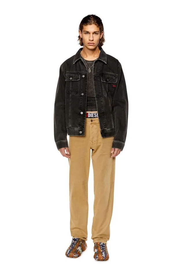 Men Tapered Jeans 2023 DFinitive 0qwty Light Brown Diesel Tapered