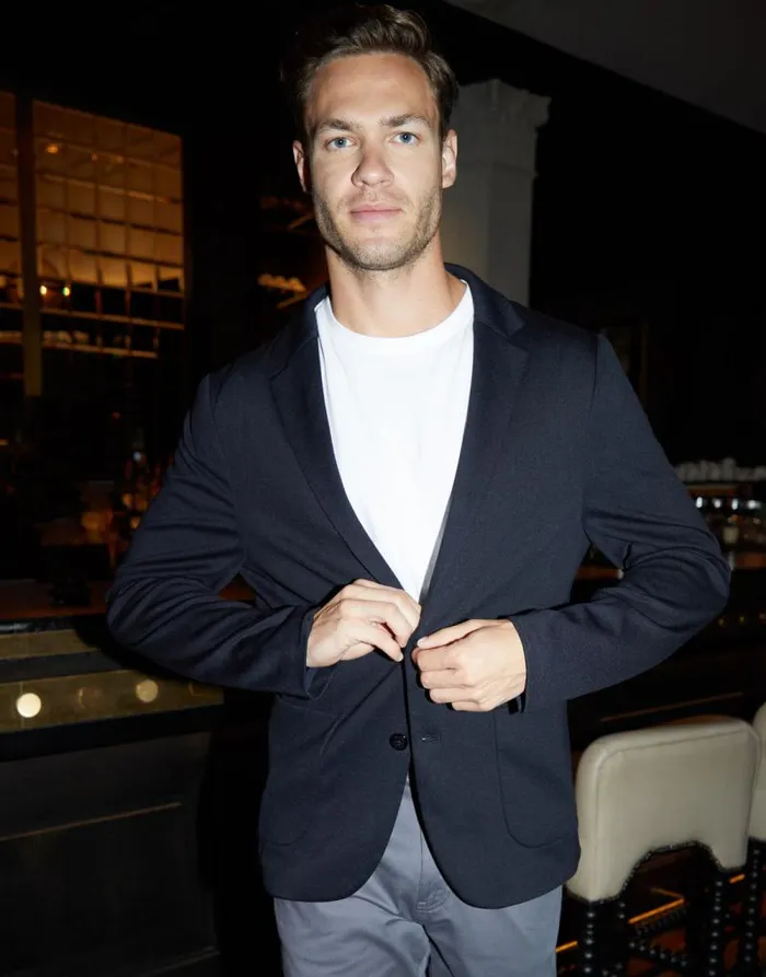 Men Threadbare Luxe Black Jersey Blazer Threadbare Jackets Men Threadbare Luxe Black Jersey Blazer Threadbare Jackets
