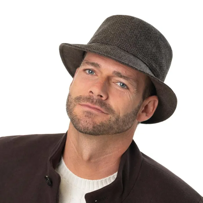 Men Traveler Hats Mayser Stuart Classic Wool Sympatex Hat Brown Men Traveler Hats Mayser Stuart Classic Wool Sympatex Hat Brown