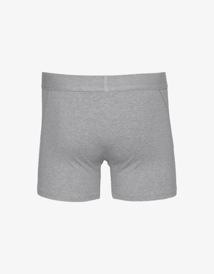 Men Underwear Colorful Standard Classic Organic Boxer Briefs Heather Grey