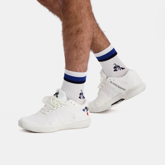 MenWomen Le Coq Sportif Socks Performance Tennis Socks De Sport Nowlapis Bluesky Captain