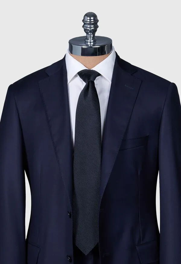 Mens Solid Mogador Tie Black Ties Paulstuart Mens Solid Mogador Tie Black Ties Paulstuart