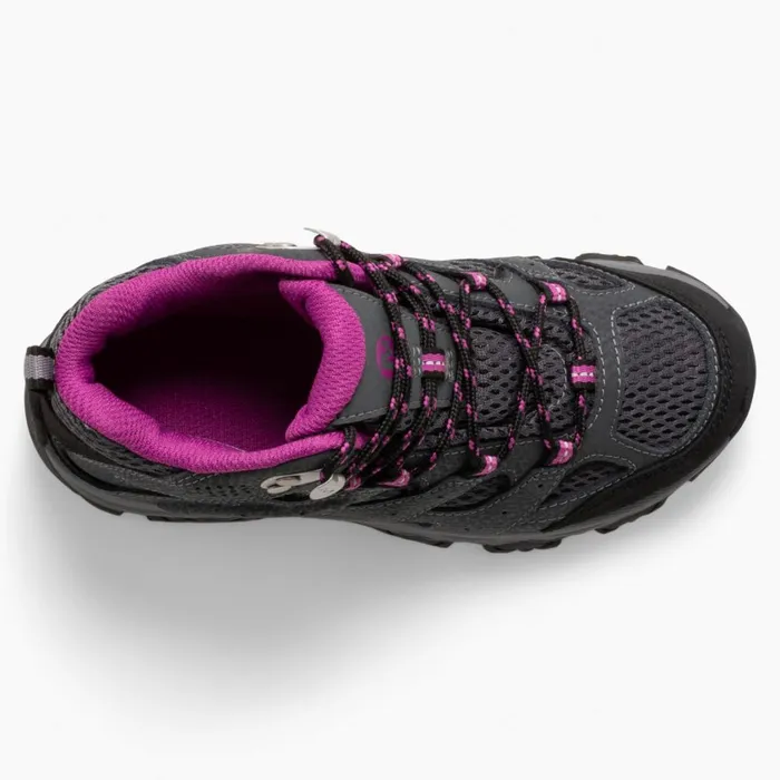 Merrell Boots Kids Big Moab 3 Mid Waterproof Boot Graniteberry